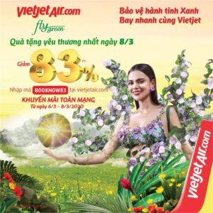 Vietjet Air gửi tặng bạn quà tặng yêu thương nhất ngày 8/3