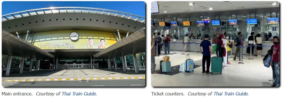 Main entrance. Courtesy of Thai Train Guide.