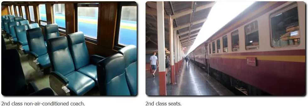 2nd class seats on express trains