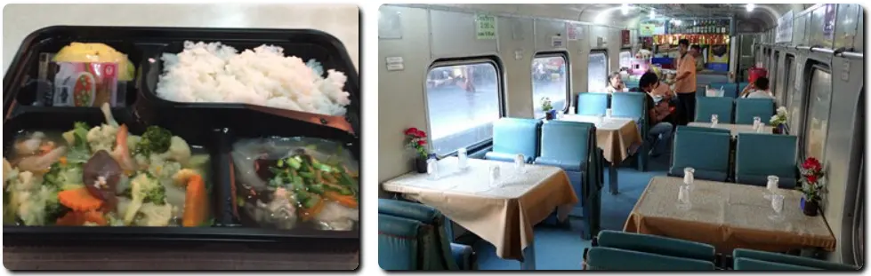 Thailand train meal2